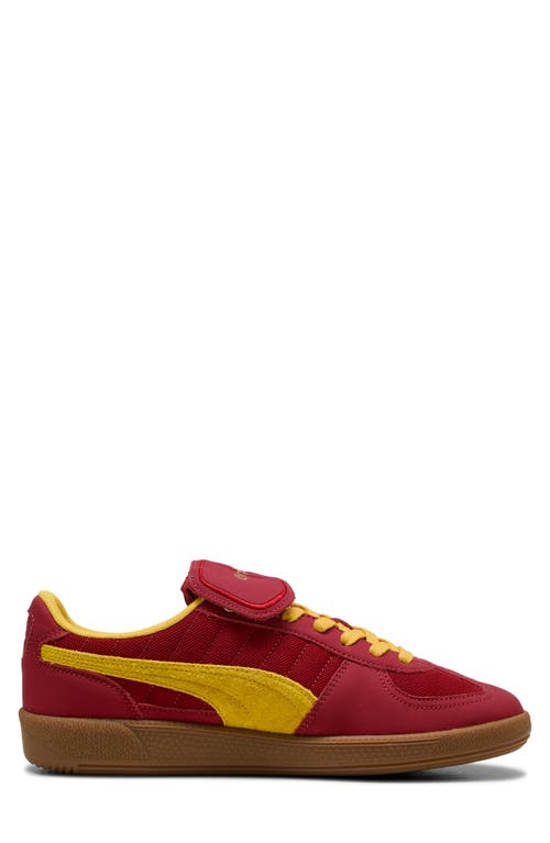 Puma X Harry Potter Palermo In Dark Crimson-yellow Sizzle