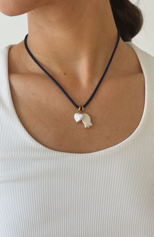 Joiana Jewelry The Rope Necklace In Blue