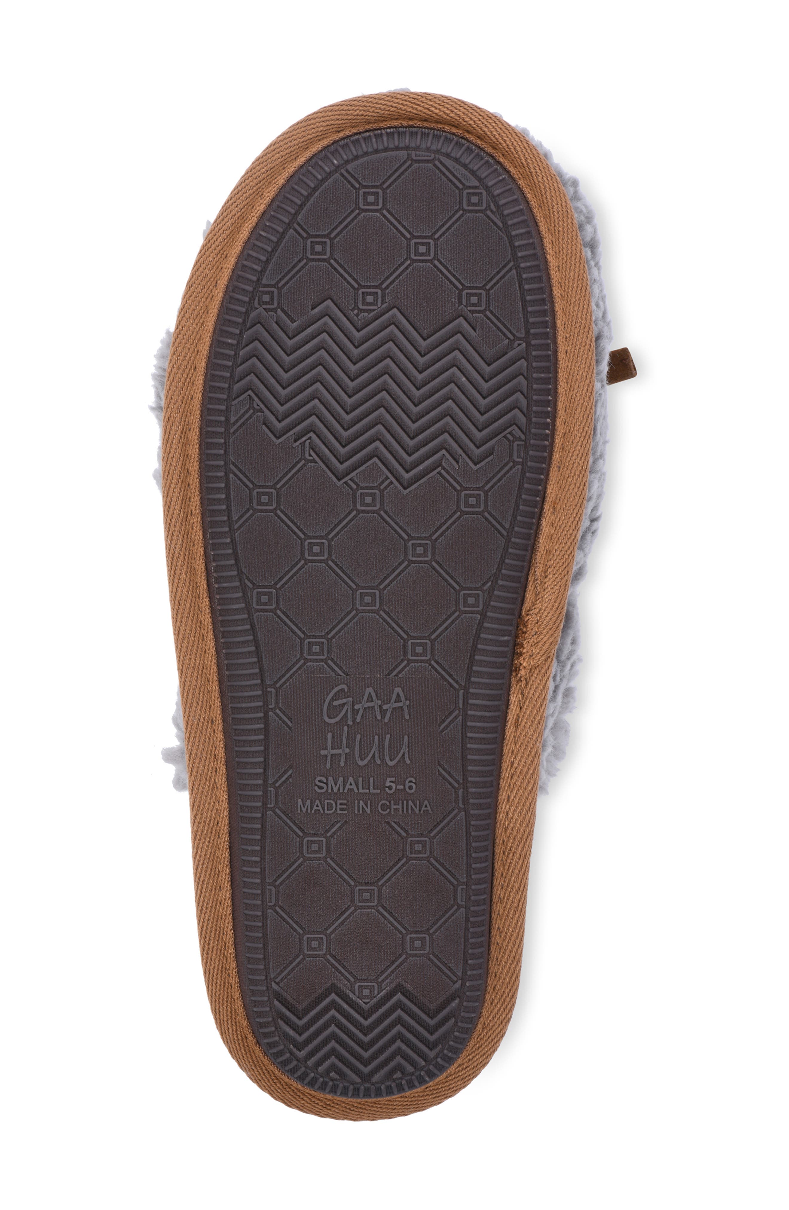 Faux Shearling Lined Slipper, Alternate, color, GREY