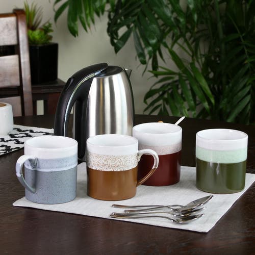 Gibson Home Terra Firma 23 Oz. Mug Set , Set Of 4 In Multi