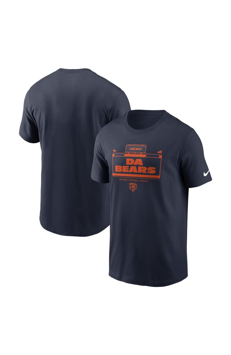 Nike Men's Nike Navy Chicago Bears Primetime Local Essential T-Shirt, Main, color, Navy