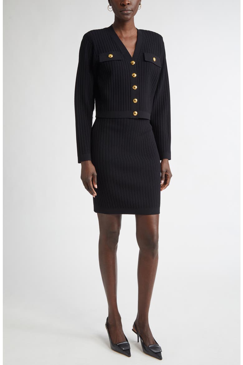 Fringe Flatback Rib Jacket, Alternate, color, BLACK