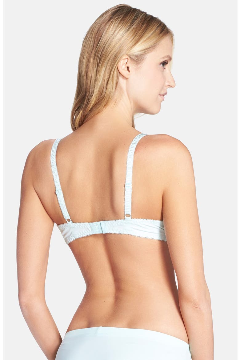 'Starlet' Lace Underwire Balconette Bra, Alternate, color, PEPPERMINT GREEN