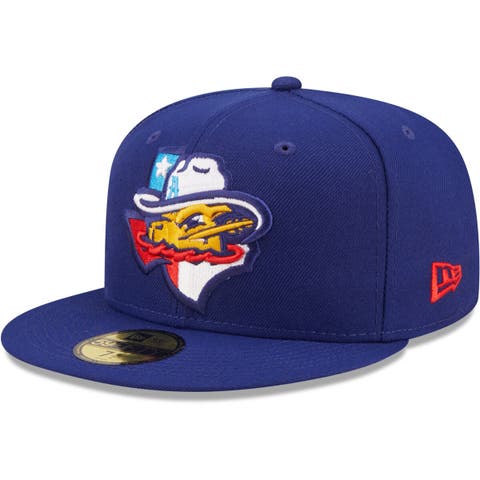 Men's New Era Royal Amarillo Sod Poodles Authentic Collection 59FIFTY Fitted Hat