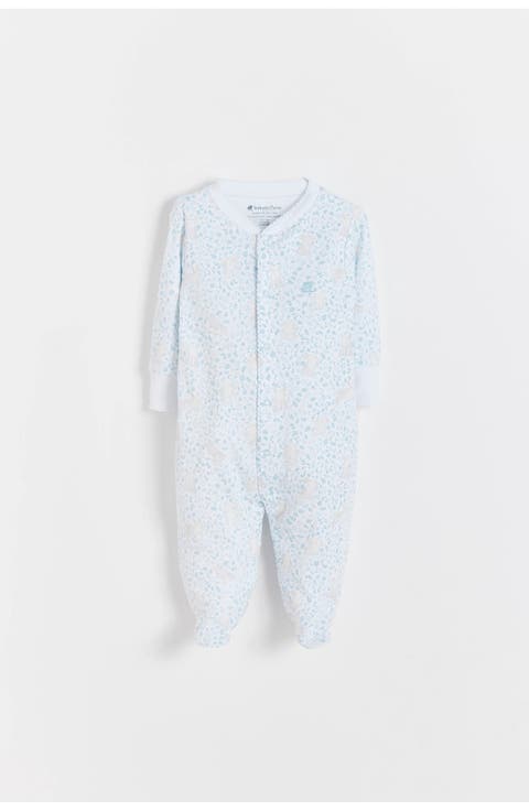 Peanut Front-Snap Footie for Infant