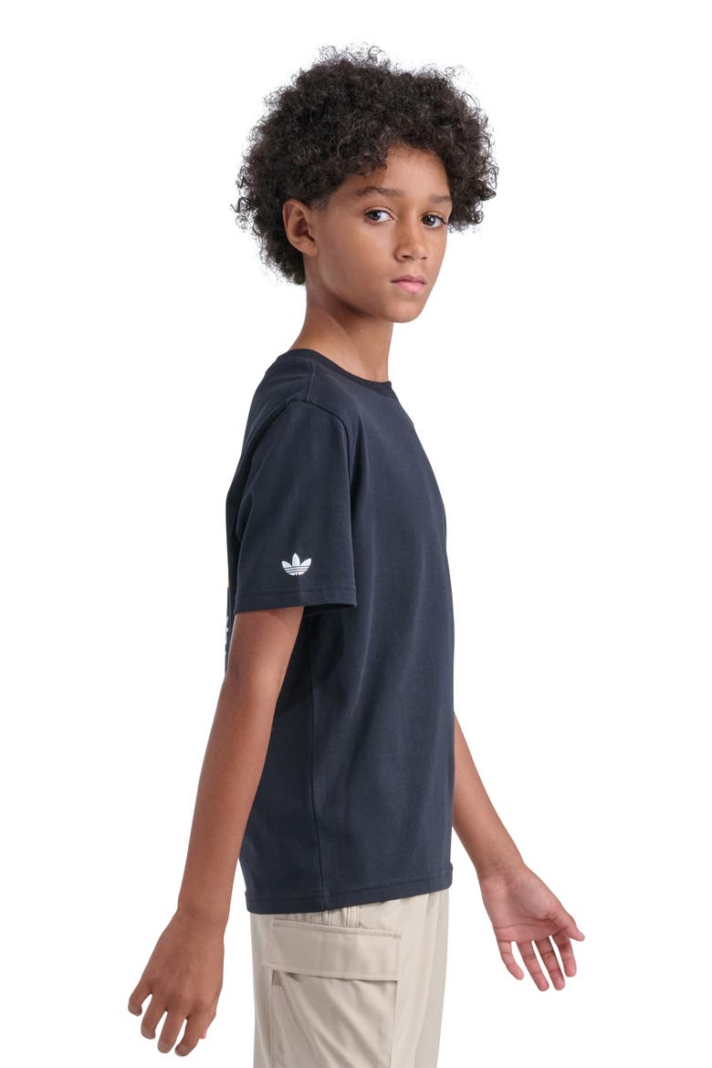 Kids' Graphic Cotton T-Shirt, Alternate, color, BLACK