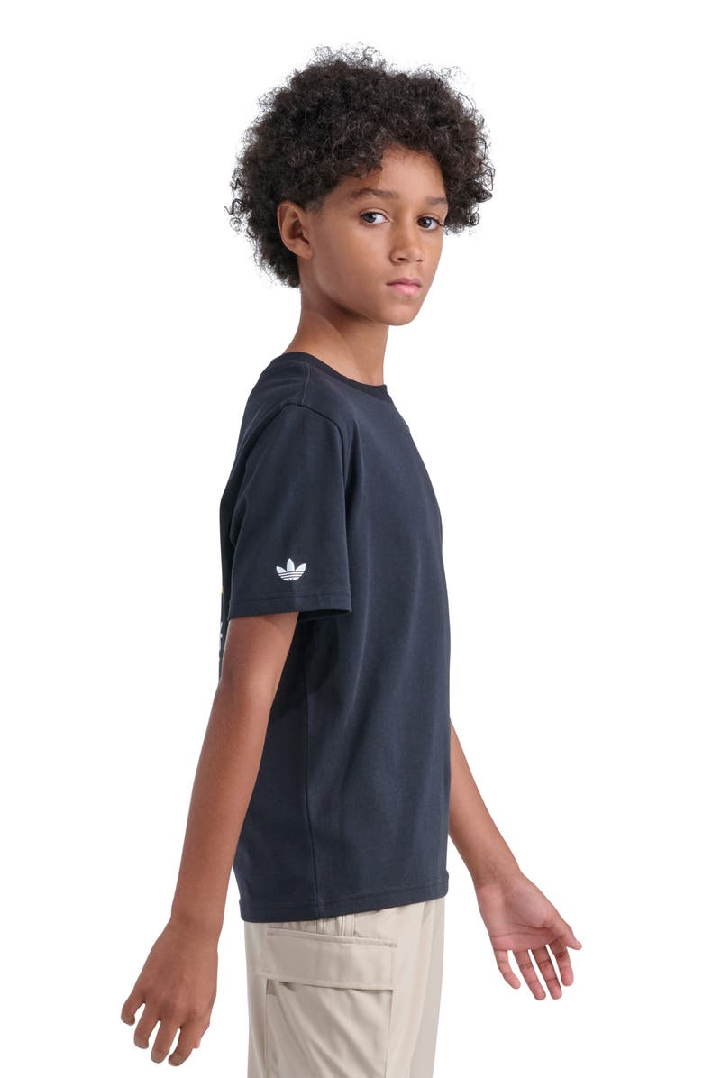 adidas Originals Kids' Graphic Cotton T-Shirt, Alternate, color, 
