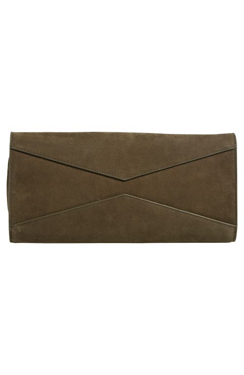 Alaïa Medium Le Click Suede Shoulder Bag In Brown