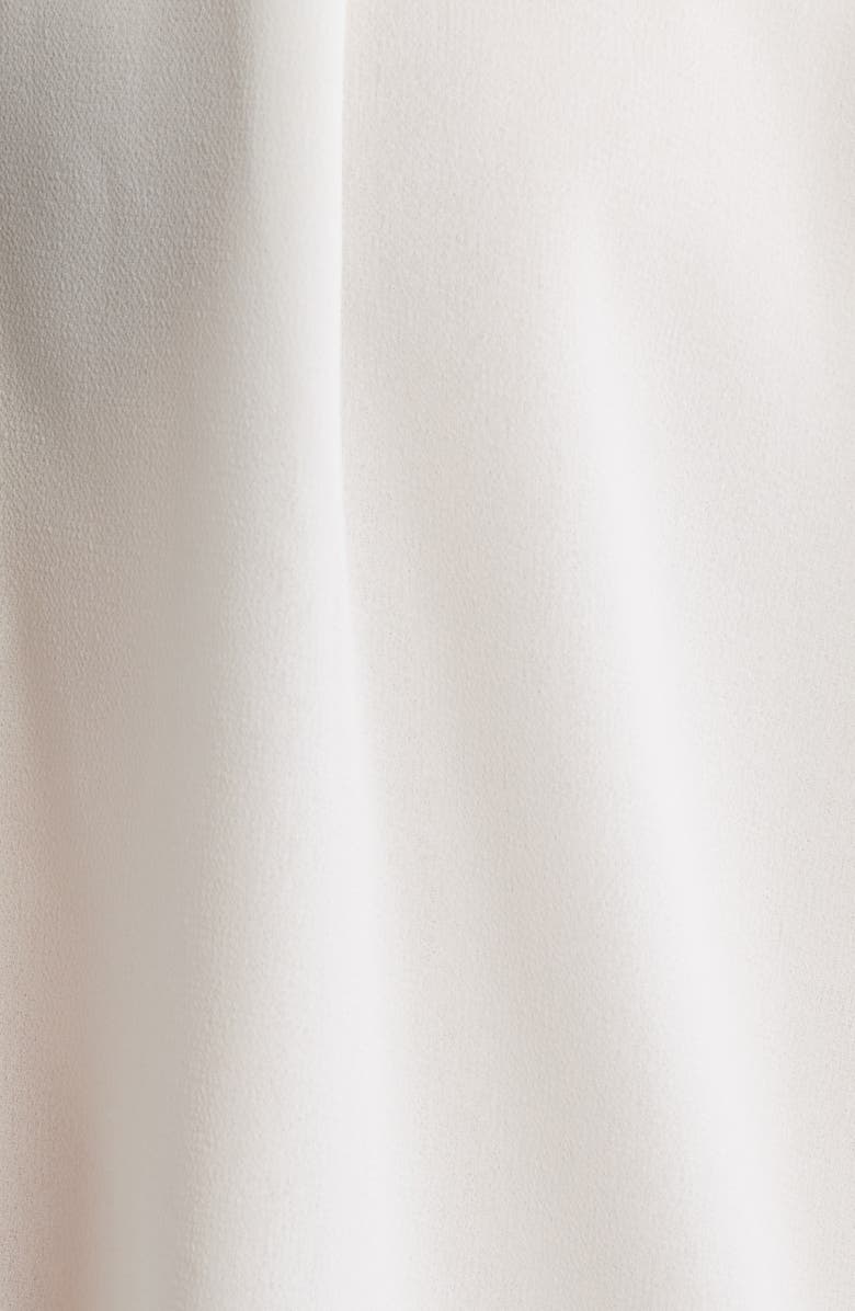 KOBI HALPERIN Effie Shirred Ruffle Neck Chiffon Top, Alternate, color, Ivory