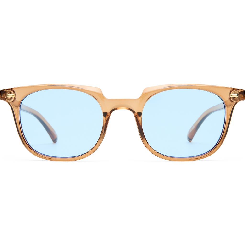 Le Specs Le Resolu 51mm D-frame Sunglasses In Brown