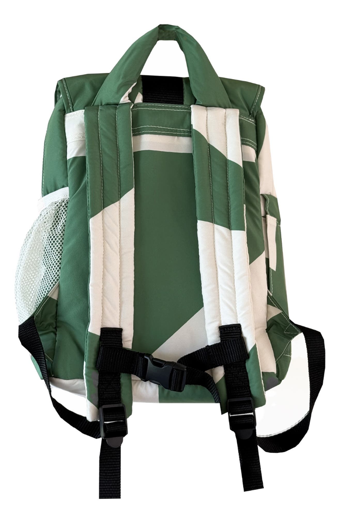 Kid Sized Recycled Materials Backpack, Alternate, color, GREEN GRAPHIC