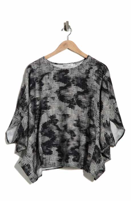 PATRIZIA LUCA Printed Cocoon Top