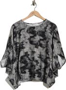 PATRIZIA LUCA Printed Cocoon Top