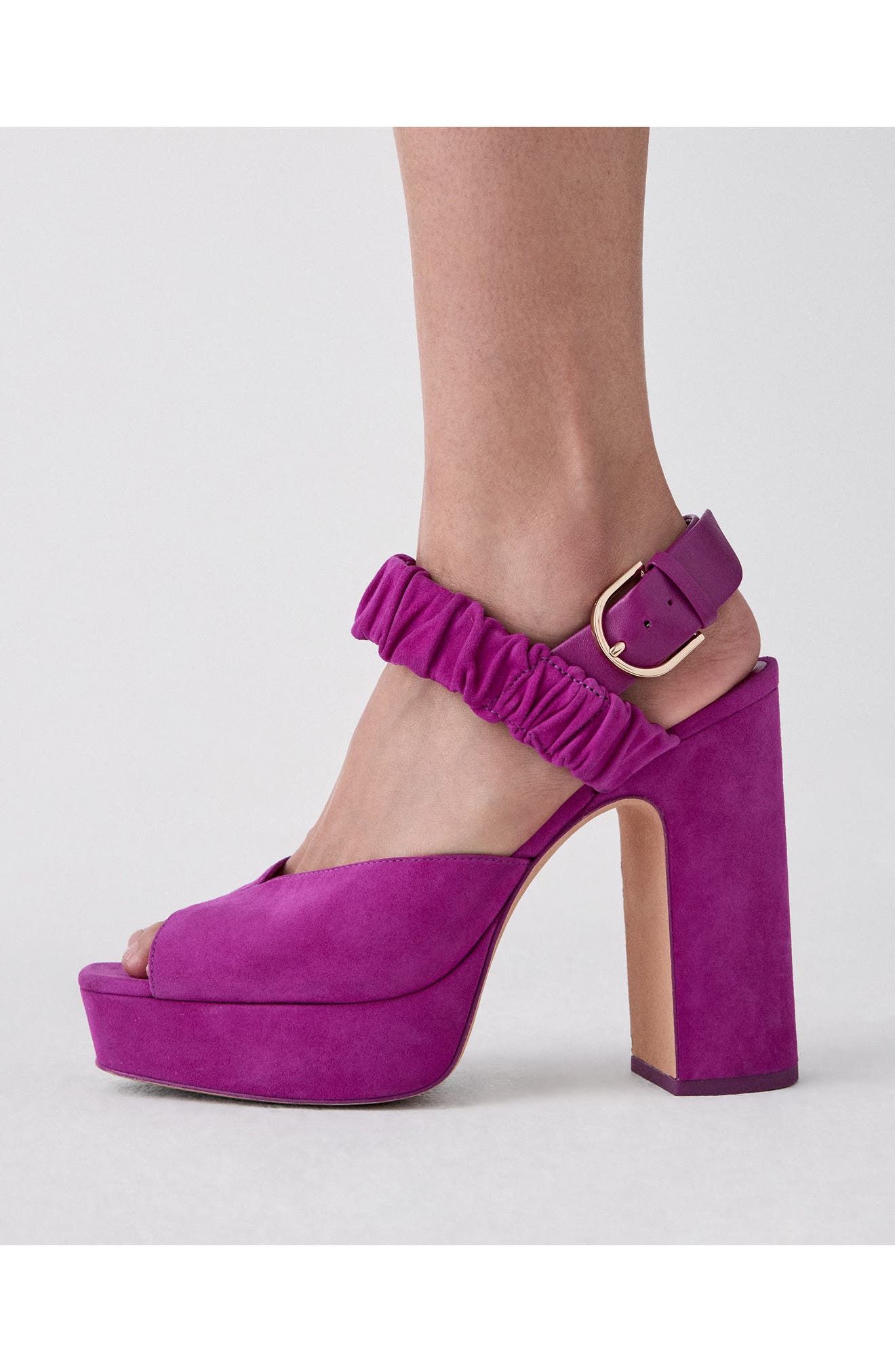 sylvie platform sandal, Alternate, color, BEET