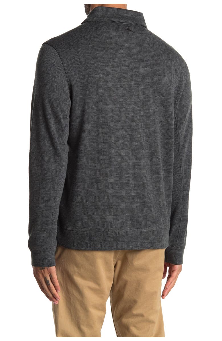 Tommy Bahama Sanbar Plaid Shawl Collar Double Button Fleece Pullover, Alternate, color,
