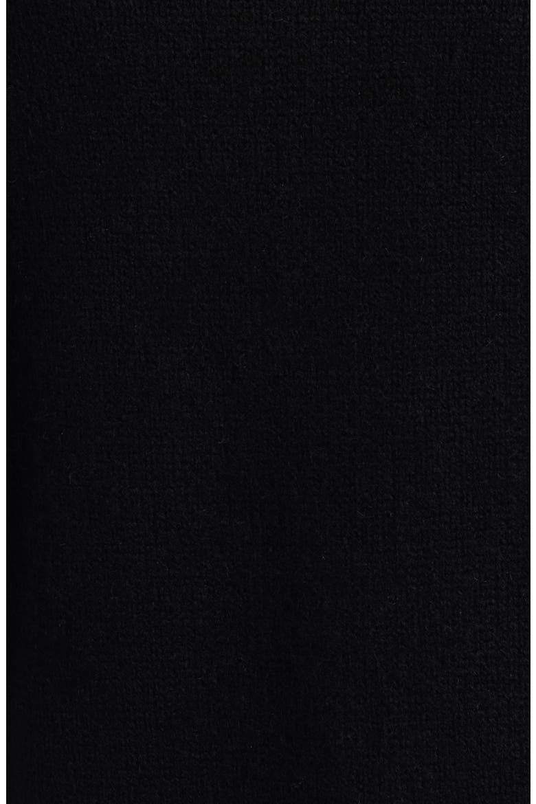 Cashmere Zip Cardigan, Alternate, color, BLACK