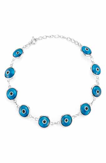 SPHERA MILANO Sterling Silver Evil Eye Bracelet