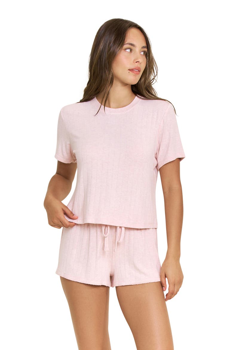 Cloud Modal Tee, Alternate, color, ROSE QUARTZ
