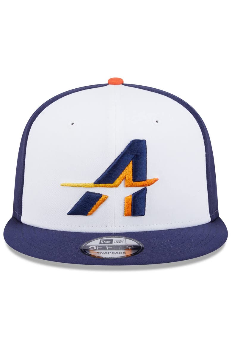 Men's New Era  White/Navy Houston Astros 2025 City Connect 9FIFTY Snapback Hat, Alternate, color, White