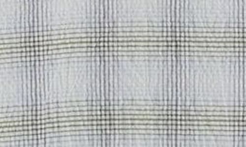 SCOTCH & SODA SCOTCH & SODA RELAXED FIT CRINKLE PLAID STRETCH COTTON CAMP SHIRT