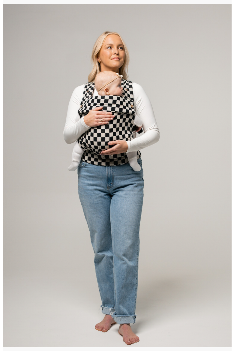 The Monarch Buckle Baby Carrier, Alternate, color, Ebony Check
