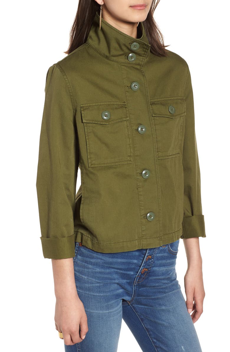 Madewell Crop Anorak Jacket, Alternate, color, 