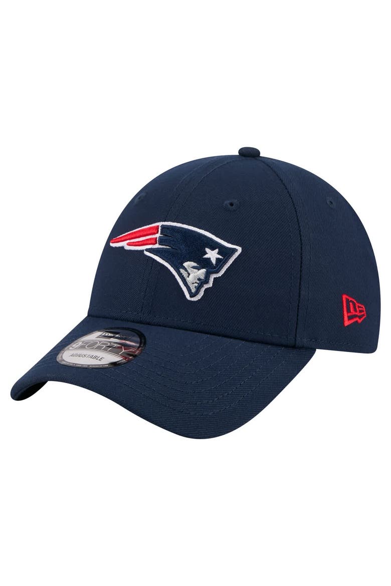 Men's New Era  Navy New England Patriots Core Team 9FORTY Adjustable Hat, Main, color, Navy