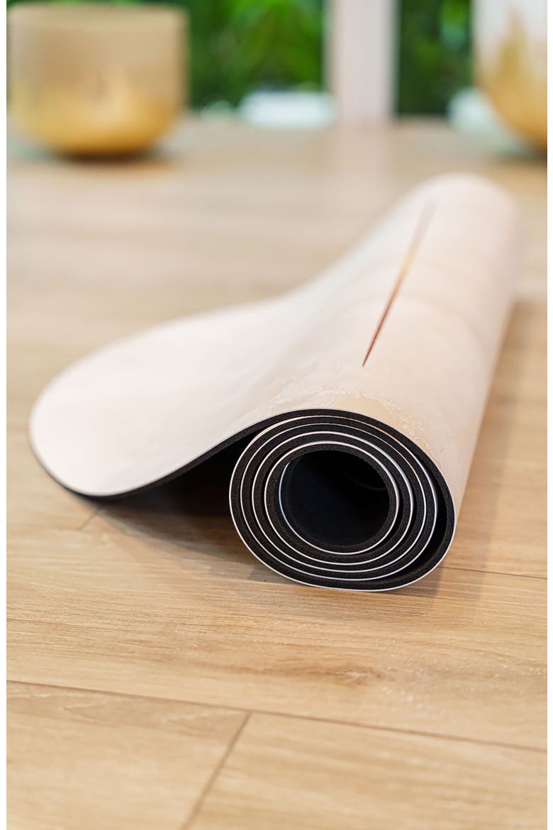 Classic - Yoga /Pilates Mat - Coconut PU - For an Unheated Flow, Alternate, color, White Marble