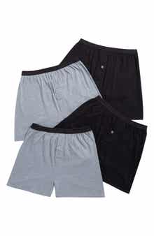 4-Pack Assorted Knit Boxers