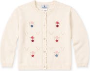 Florence Eiseman Sweater with Hand Embroidered Flowers
