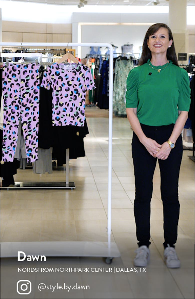 Electric Leopard Fitted Two-Piece Pajamas, sales video thumbnail