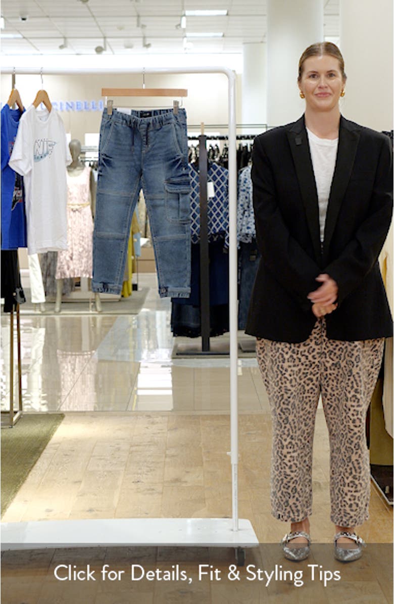 Kids' Cargo Denim Joggers, sales video thumbnail