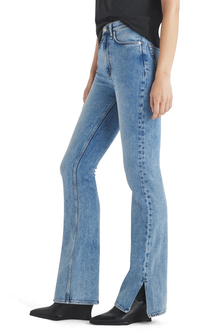 Peyton High Waist Slit Hem Bootcut Jeans, Alternate, color, SUMMERS