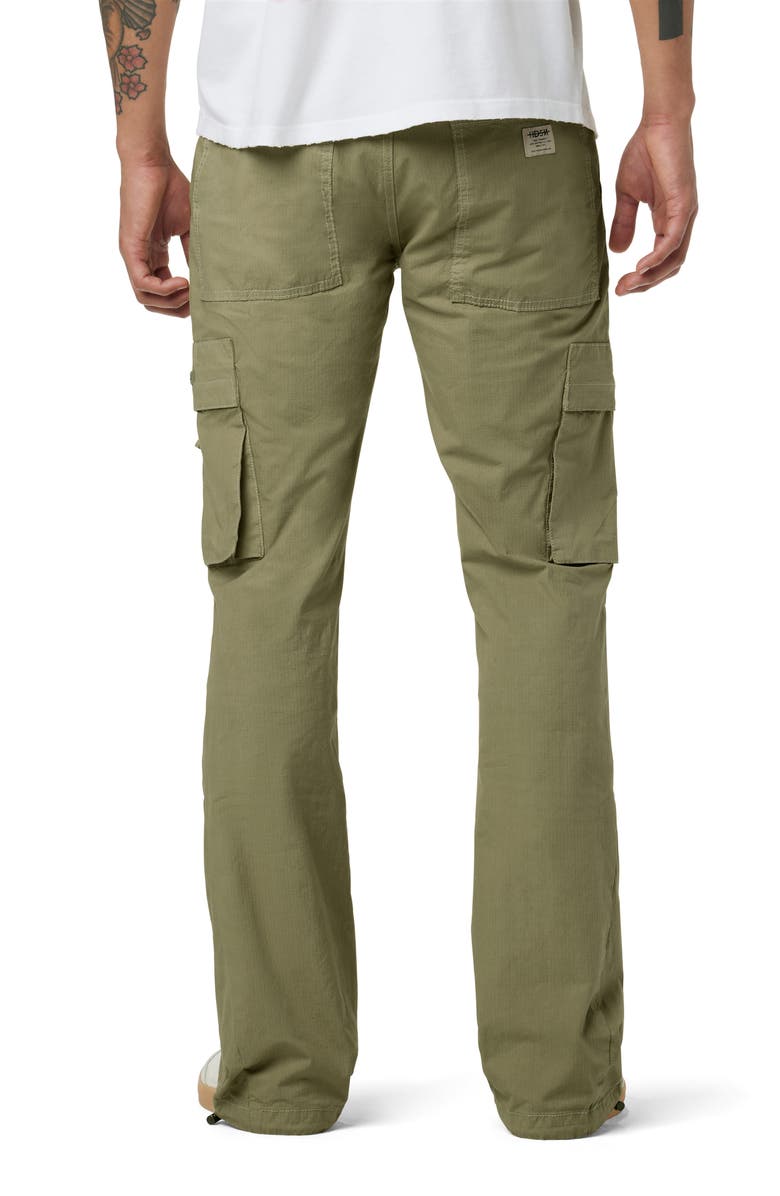 Hudson Jeans Walker Kick Flare Ripstop Cargo Jeans, Alternate, color, 