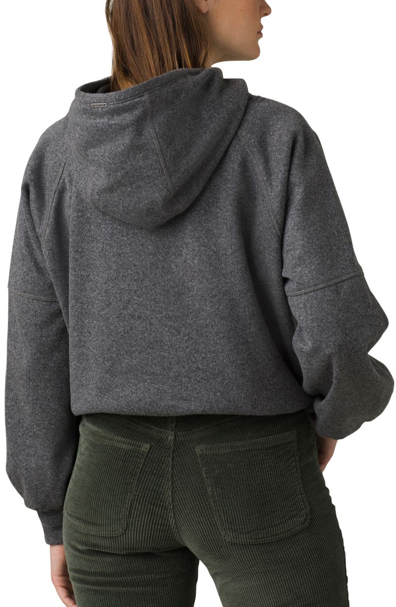prAna Ziller Recycled Wool Blend Hoodie, Alternate, color, Heather Grey