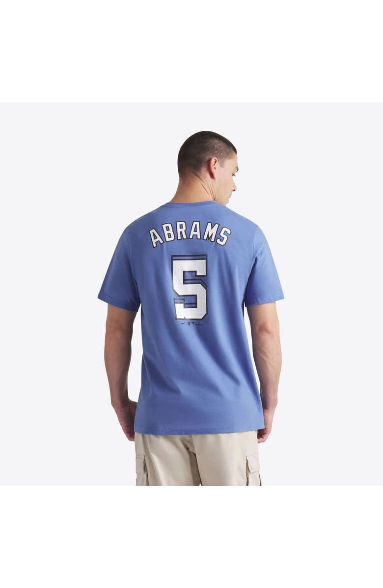 Nike Men's Nike CJ Abrams Blue Washington Nationals 2025 City Connect Fuse Name & Number 2.0 T-Shirt, Alternate, color, Blue