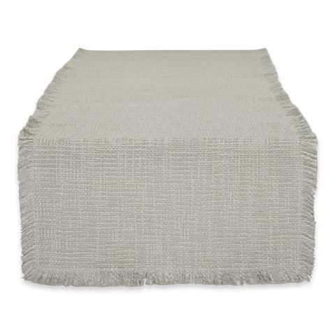 Basket Fringe Table Runner 14.5x72"