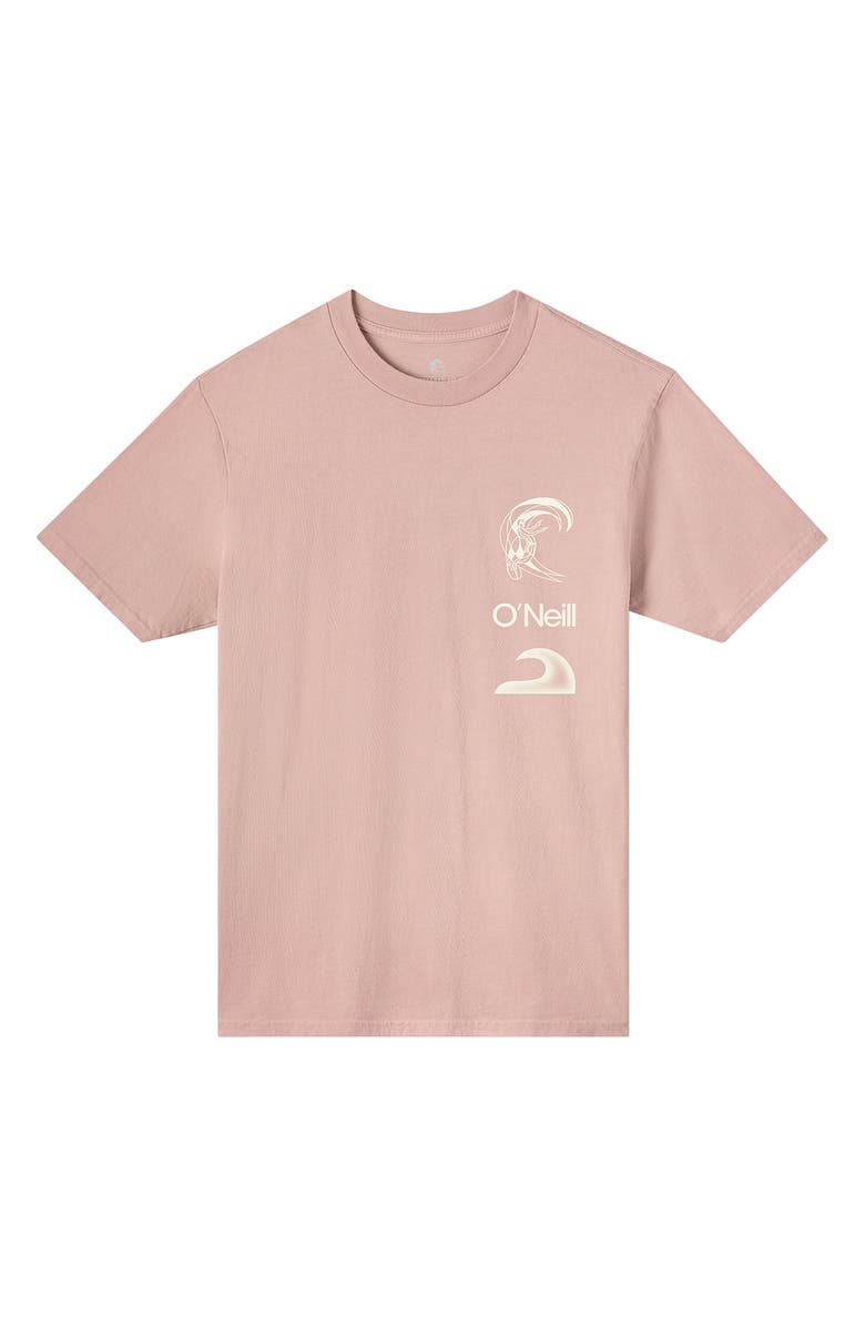 O'Neill OG Shaper Cotton Graphic T-Shirt, Main, color, Deauville Mauve