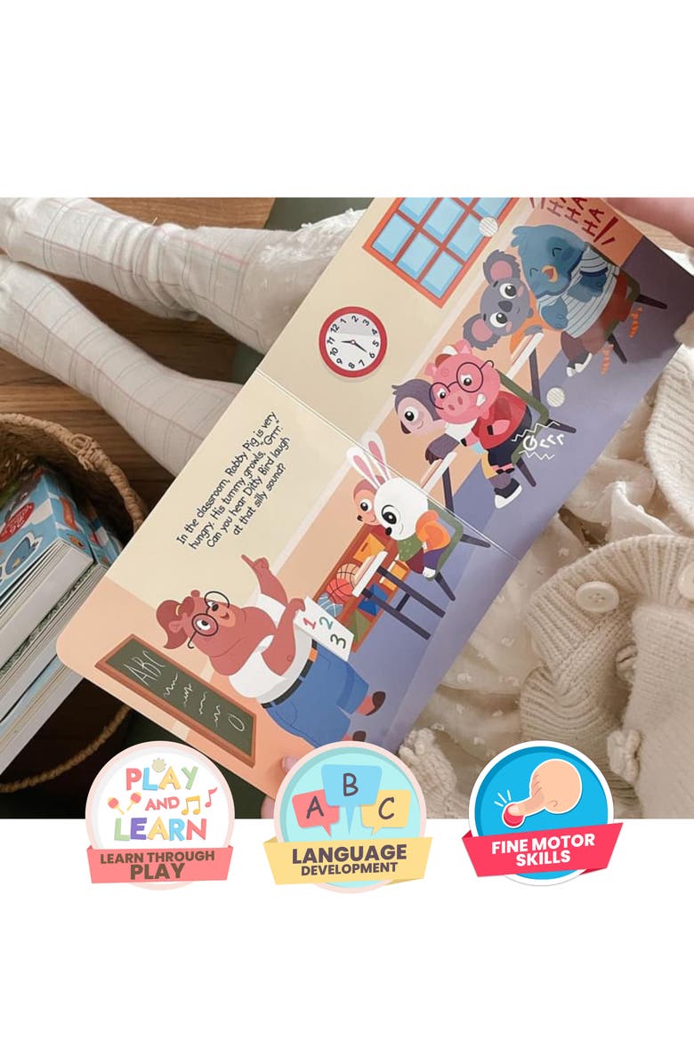 Ditty Bird Kids' Interactive Funny Body Sounds Book, Alternate, color, Blue