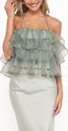 Petal & Pup Taelya Flounce Halter Top