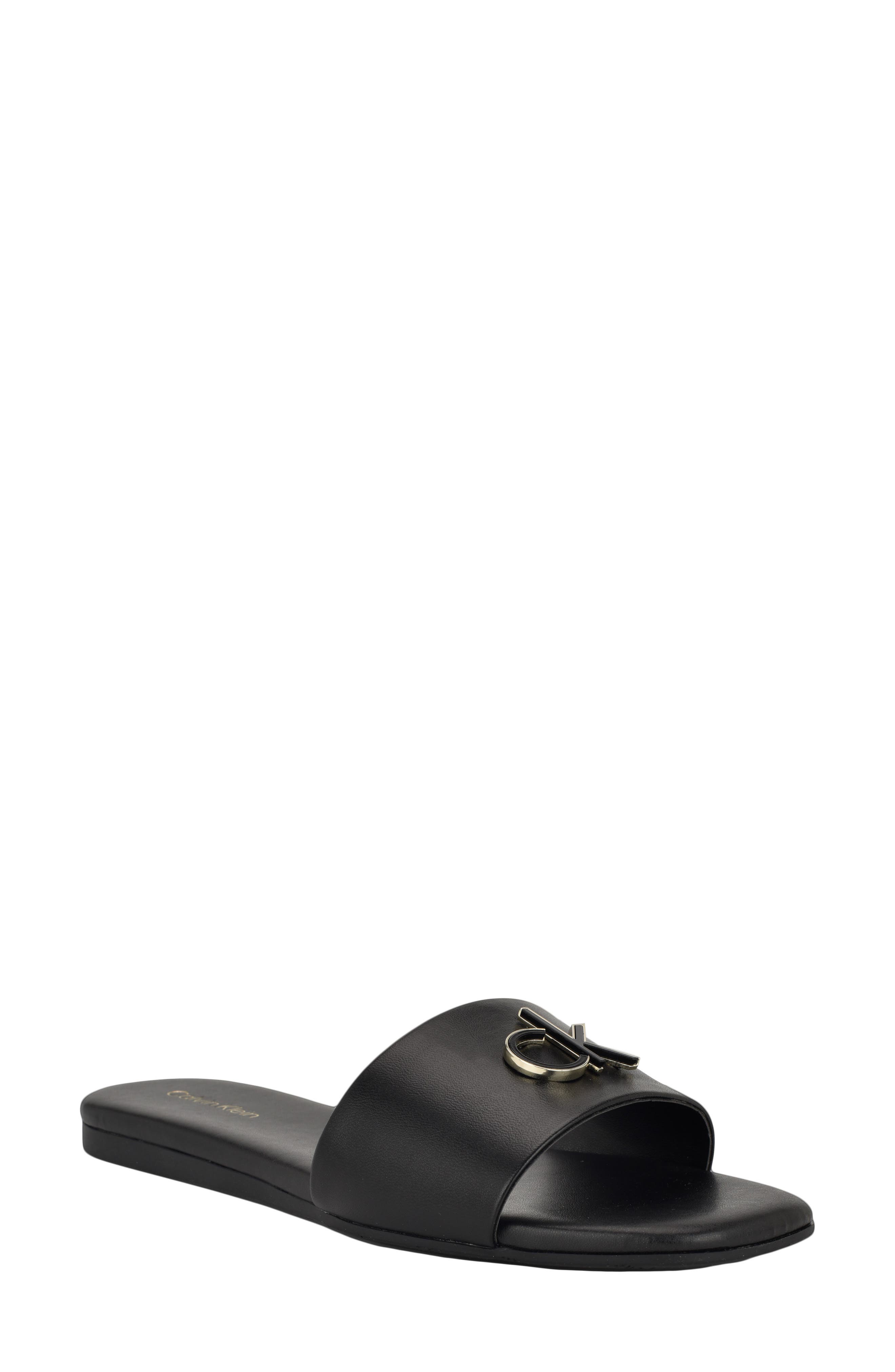 Calvin Klein Yancie 2 Slide Sandal, Main, color, 