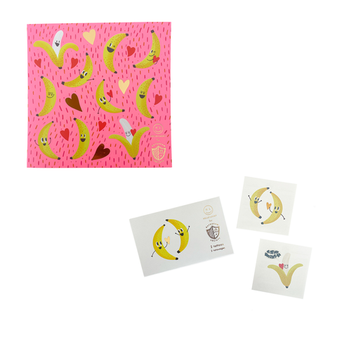 Bananas for You Valentine's Day Favor Set