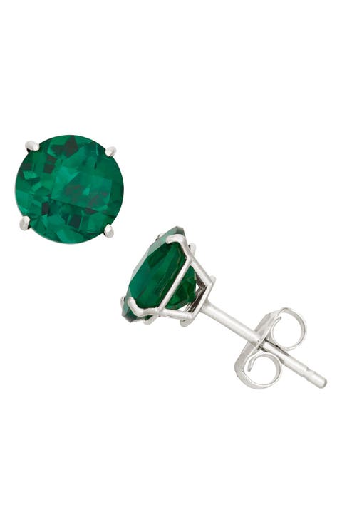 Amethyst Stud Earrings