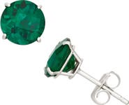 FUZION CREATIONS Amethyst Stud Earrings