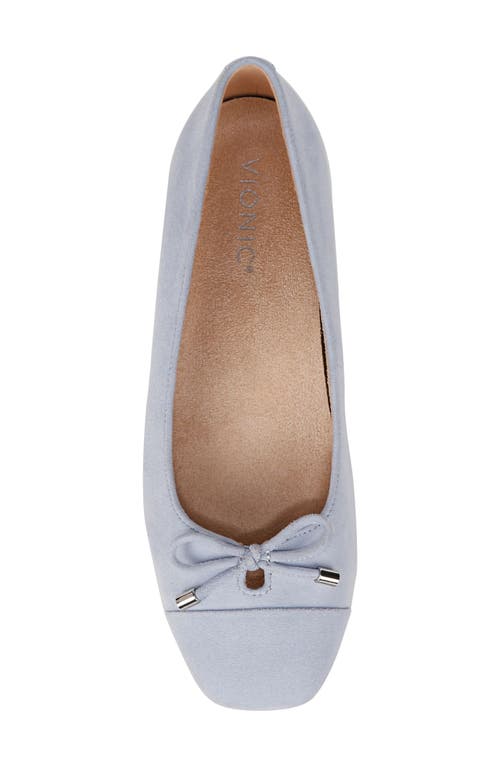 Vionic Klara Cap Toe Flat In Skyway Blue