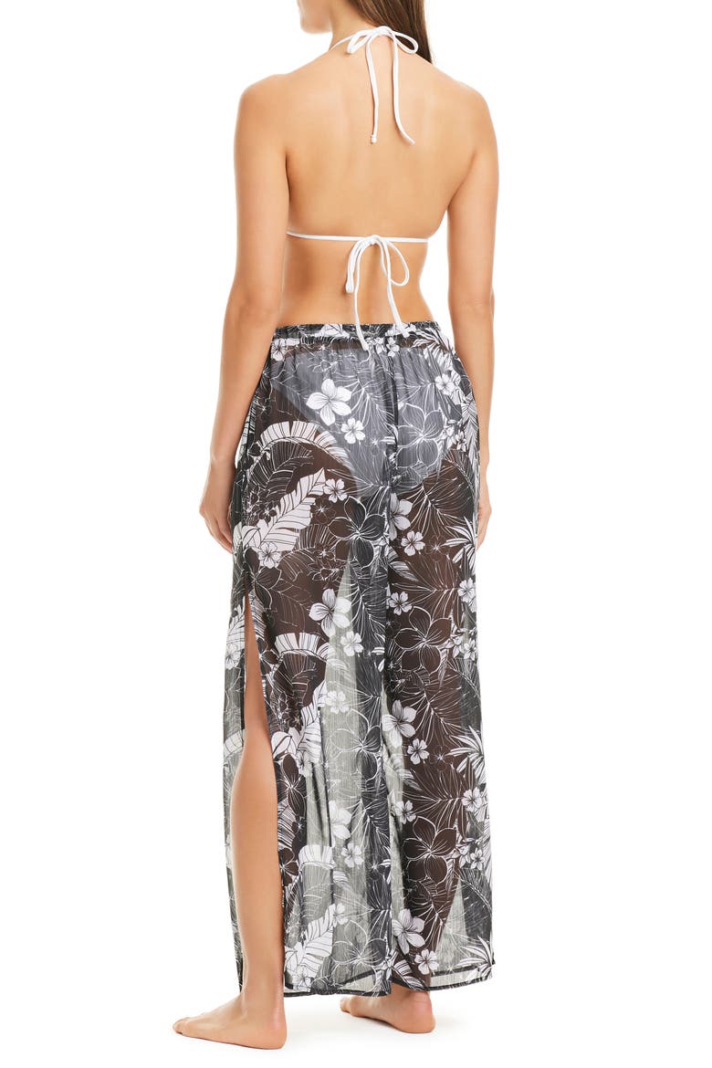 Slit Cover-Up Pants, Alternate, color, BLACK