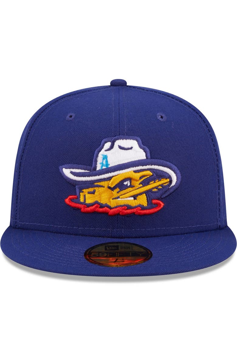 New Era Men's New Era Royal Amarillo Sod Poodles Authentic Collection 59FIFTY Fitted Hat, Alternate, color, Royal
