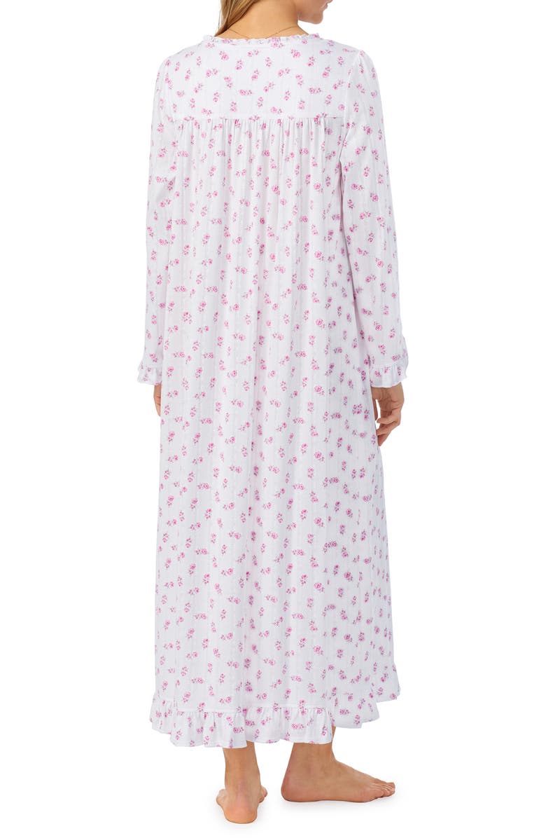 Eileen West Ballet Floral Long Sleeve Nightgown, Alternate, color, 