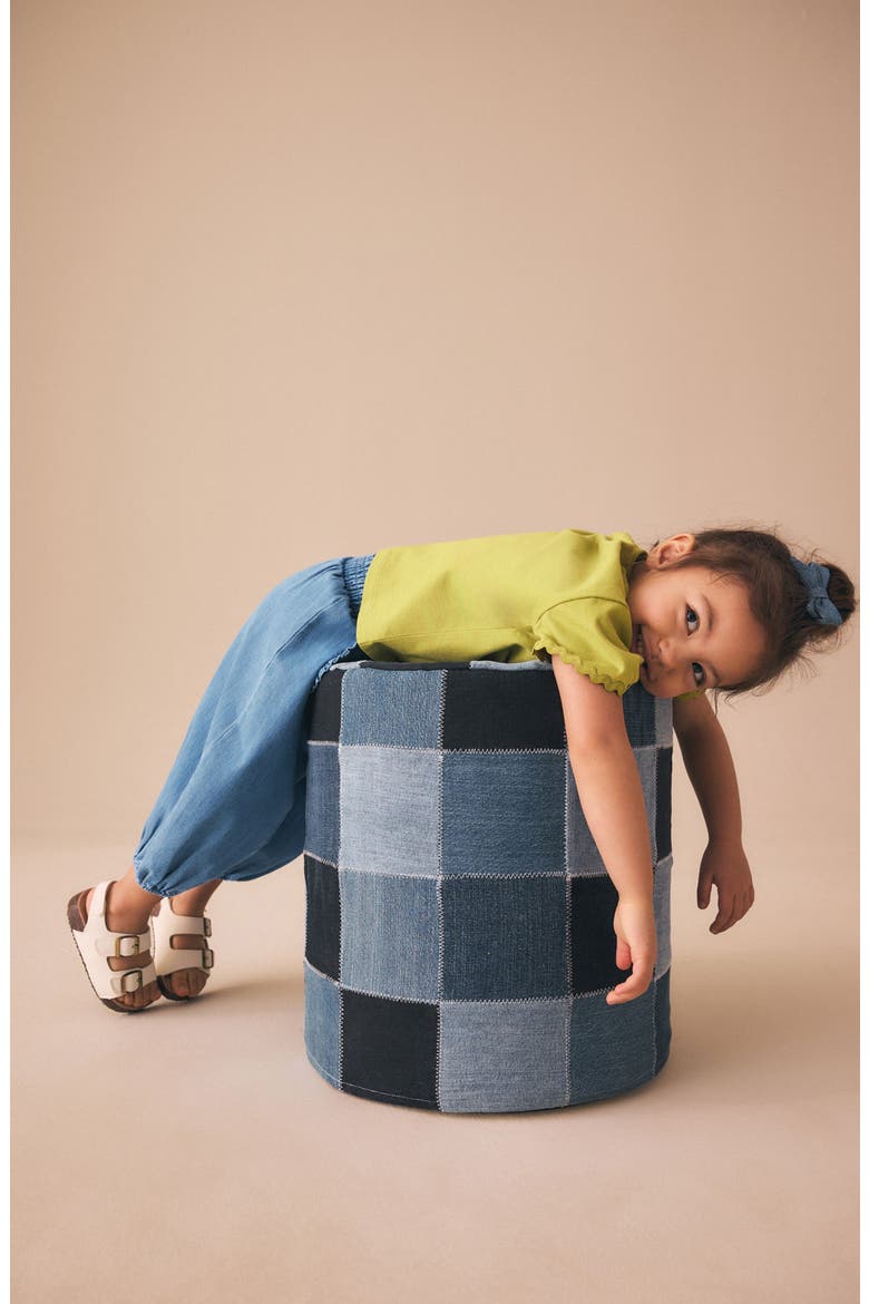Kids' Denim Joggers, Alternate, color, BLUE
