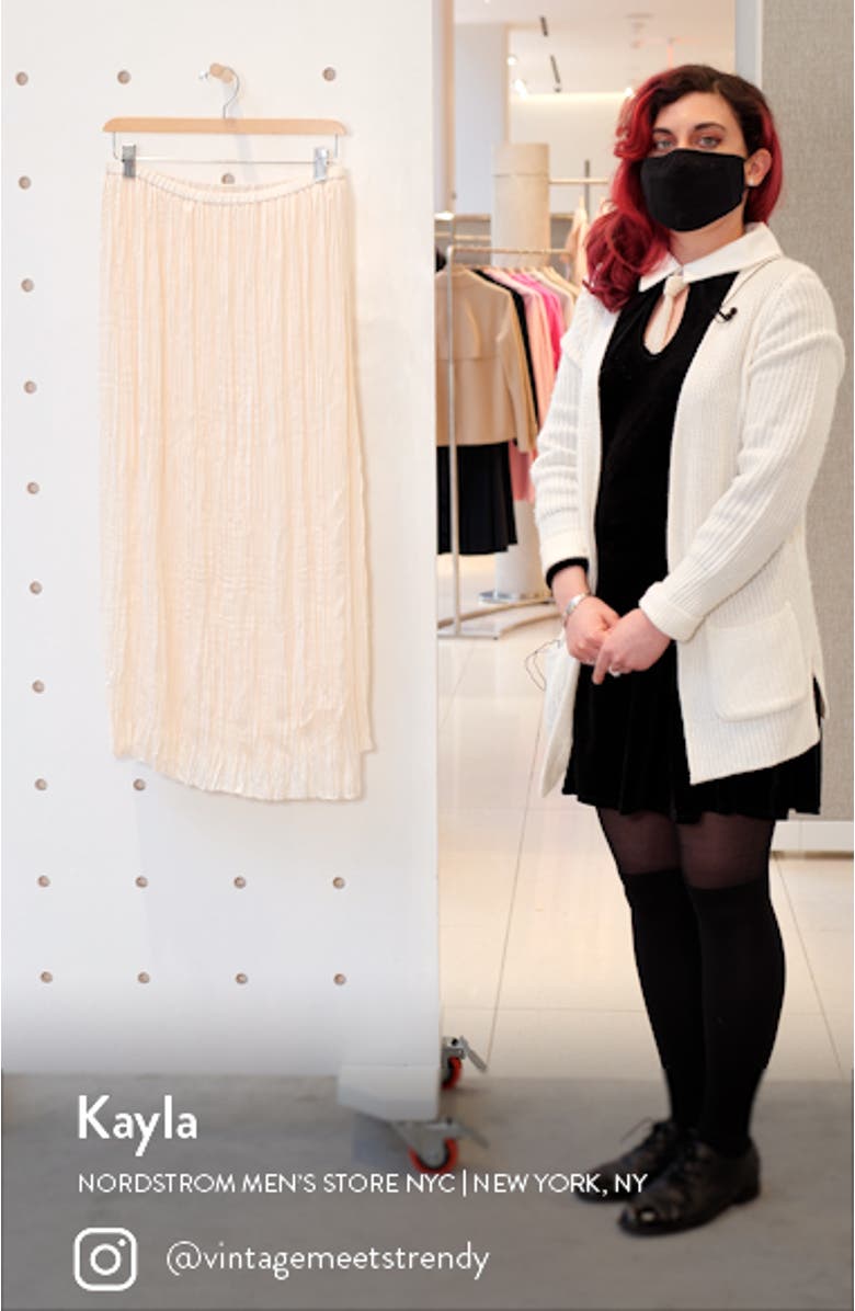 Pleated Paneled Skirt, sales video thumbnail